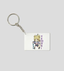 Temari Queen Of Wind Fury  Printed White Anime Keychains Pack Of 2