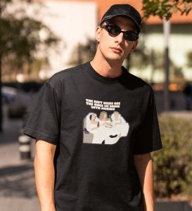 The Best Beers Black Round Neck Cotton Half Sleeved Men T Shirt with Printed Graphics