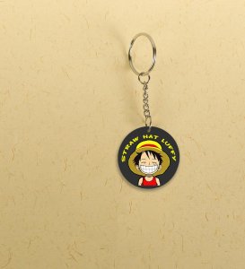 The Joyful Pirate's Journey Anime Printed Round Keychains Pack of 2