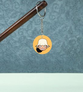 Usopp's Big Dreams and Coolest Anime Printed Round Keychains Pack of 2