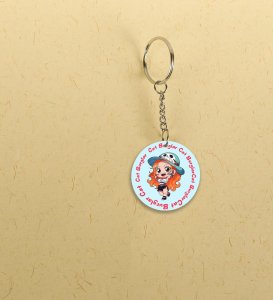 Young Cat Burglar Charm Anime Printed Round Keychains Pack of 2