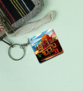 Heritage Lucknow Ka Jazba Printed Keychain Pack of 2