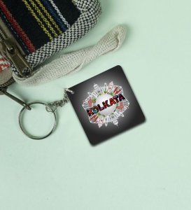 Rosogolla Wali City Vibes Printed Keychain Pack of 2