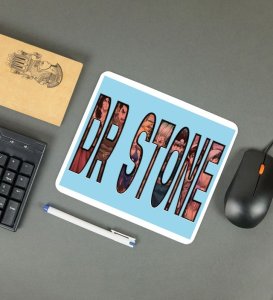 Bold Text Anime Collage Printed Mousepad