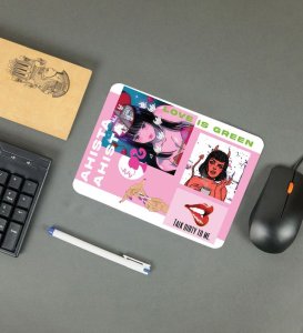 Devil in Pink Printed Mousepad