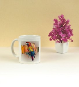 Bold Colors and Jungle Energy Design Printed Coffee Mug 250ml