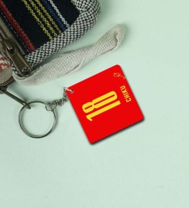 Inspiring Do All Things with Love Message Printed Keychain Pack of 2