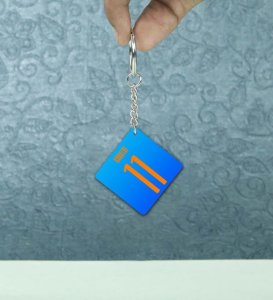 Beauty in Darkness Concept Printed Keychain Pack of 2