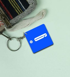 Beauty in Darkness Concept Printed Keychain Pack of 2