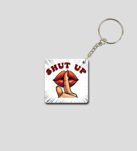 Silent Sass Printed Keychain (Pack of 2)