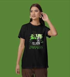 Space Snack Chronicles: Tiffin Mission Graphic Printed White T-Shirt