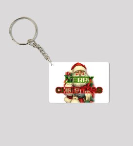 Spread Love And Fun With Secret Senta Printed Keychain Pack of 2