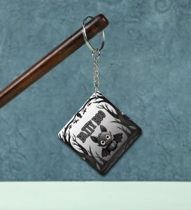 Batty Boo Halloween Night Creature Printed Keychain Pack of 2