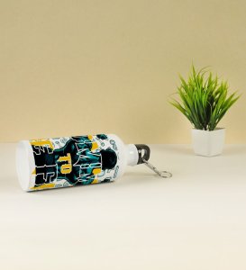 Power Up Your Day with Fitness Spirit Aluminium Printed Sipper Bottle 600ml