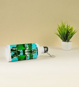 Wake Up to Lift Motivational Fitness Design Aluminium Printed Sipper Bottle 600ml