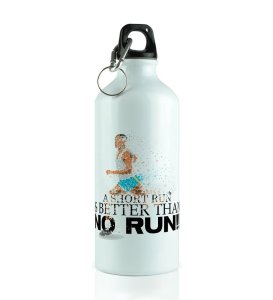 Stay Active with Short Run Quote Aluminium Printed Sipper Bottle 600ml