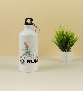Stay Active with Short Run Quote Aluminium Printed Sipper Bottle 600ml
